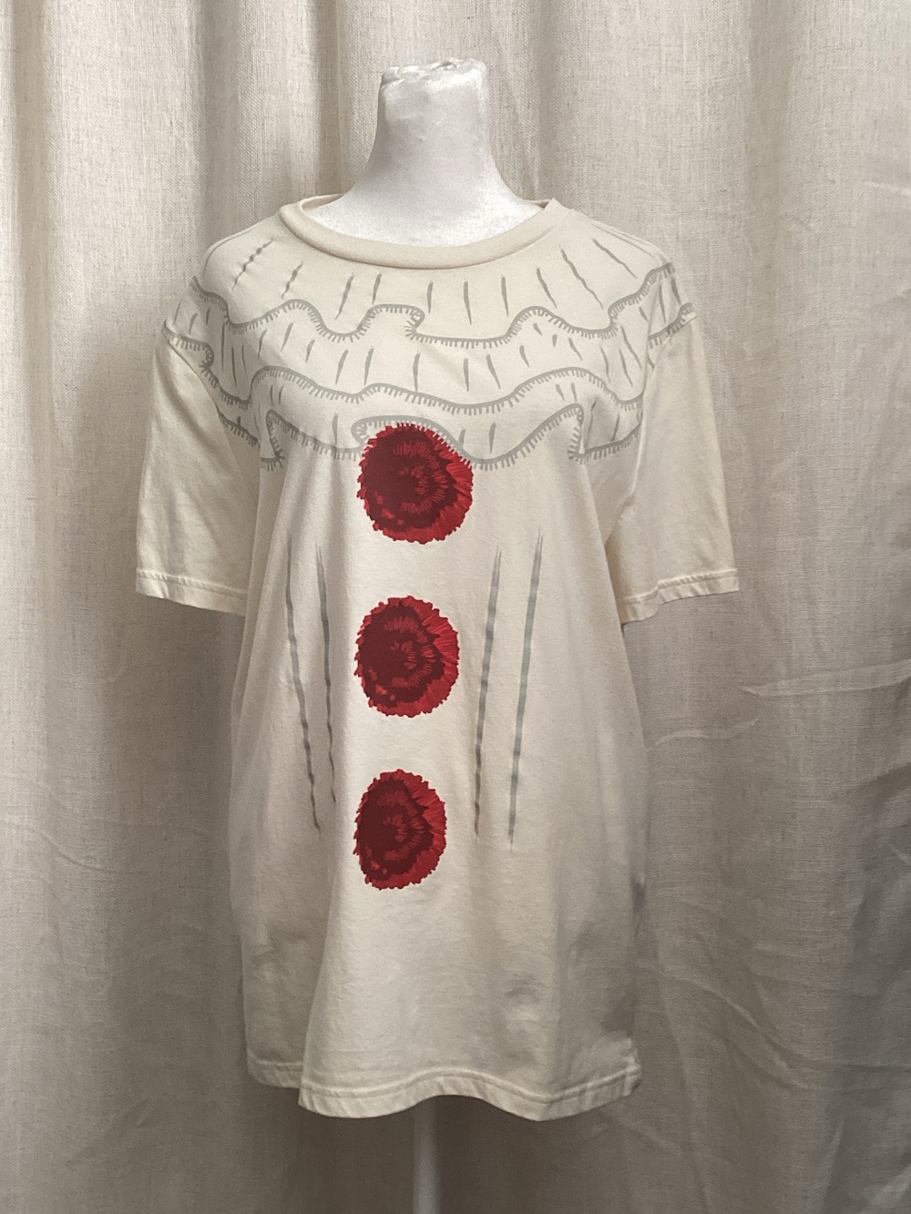 Warner Bros. Cream IT Pennywise T-Shirt Halloween